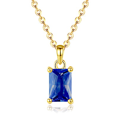 Gold-Plated Birthstone Necklace
