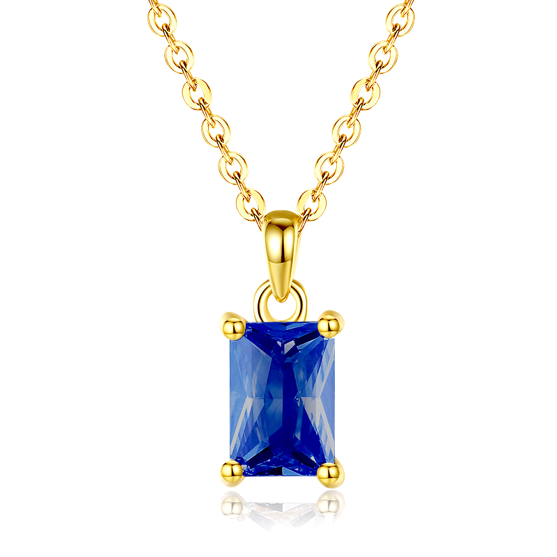 Gold-Plated Birthstone Necklace