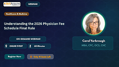 Understanding the 2026 Physician Fee Schedule Final Rule