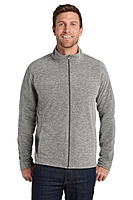 Port Authority® Heather Microfleece Full-Zip Jacket - F235