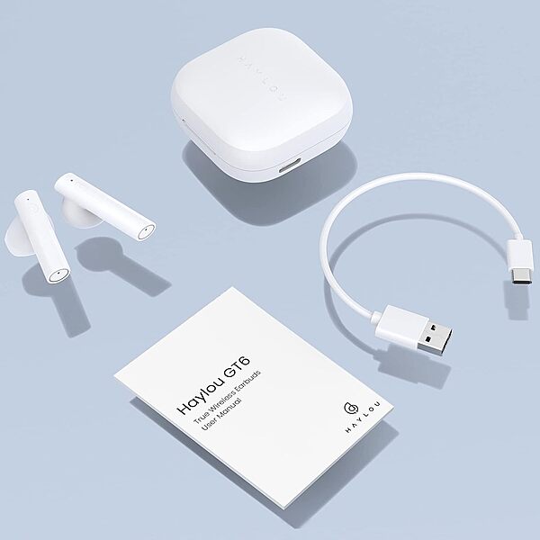 Haylou GT6 Bluetooth TWS Earbuds - White