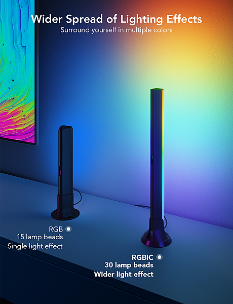 Govee RGBIC TV Light Bars for 45-70 inch TVs