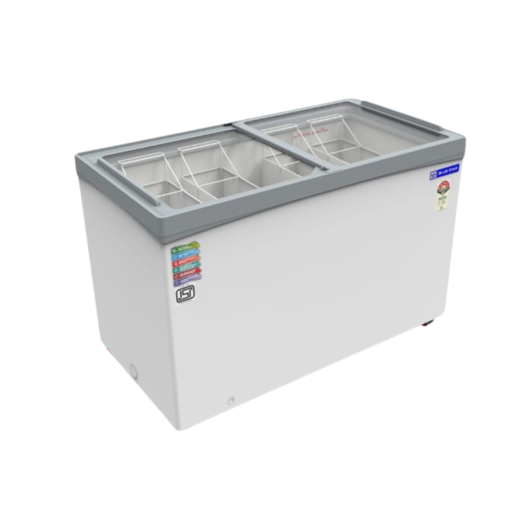 shop Online Blue Star Flat glass top Deep Freezer-GT5-410N at Me shop shop Online Blue Star Flat glass top Deep Freezer-GT5-410N at Me shop