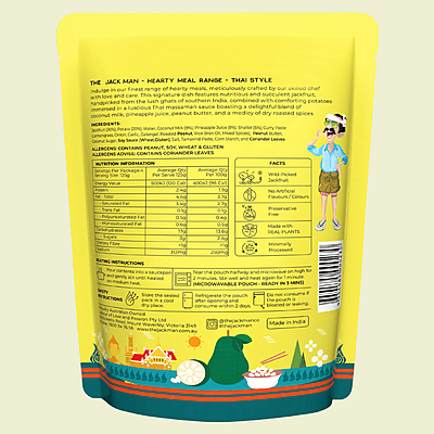 The Jack Man Massaman Jackfruit and Potatoes 500g The Jack Man Massaman Jackfruit and Potatoes 500g