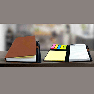 Note Pads and sticky notes with Thermal PU Cover