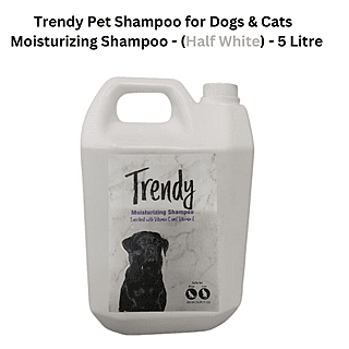 Trendy Pet Shampoo Moisturizing Shampoo - (Half White) - 5 Litre
