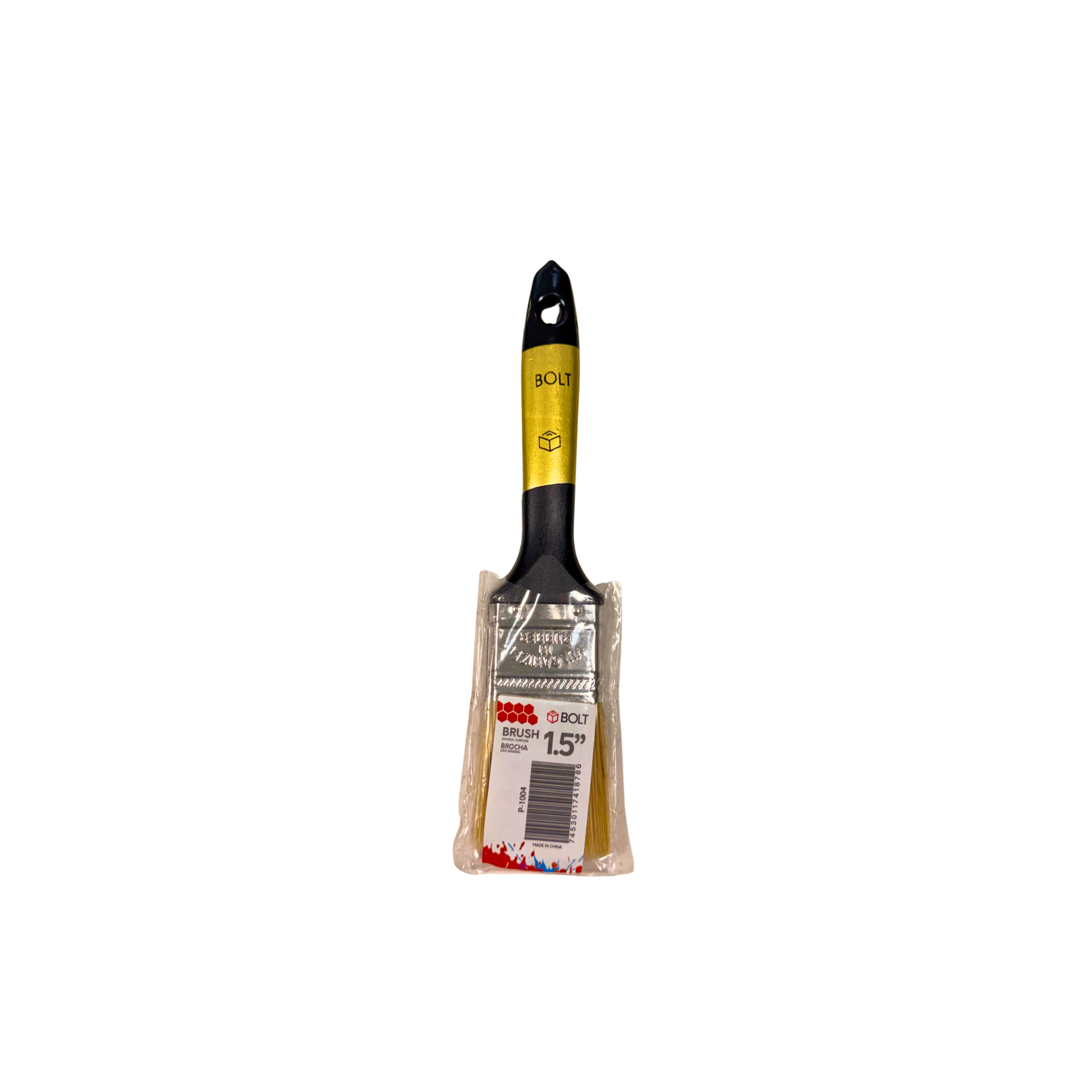 BOLT PAINT BRUSH WOODEN HANDLE 1 1/2"