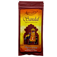 Amrutha Sandal Premium Incense Sticks 125g Zipper Pouch