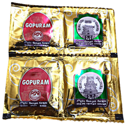 Gopuram Brand Turmeric, Kumkum Combo Set for Gifting All Occasions-Pack of 5