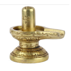 Brass Shivling/Shivalingam for Regular Pooja/Abhishekam