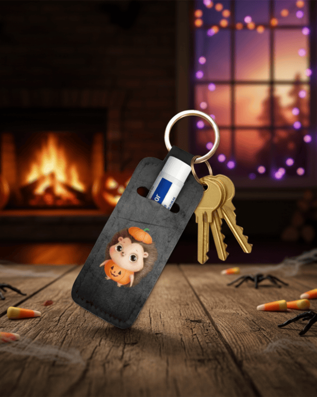 Halloween Lip Balm Keychain