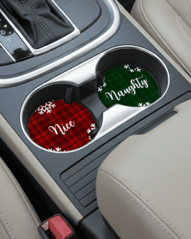 Christmas Car Coasters