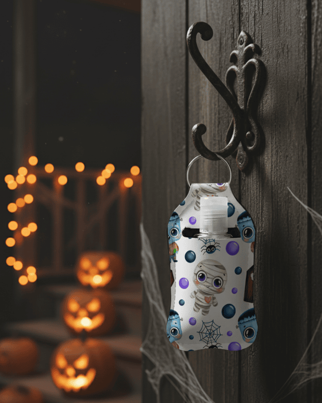 Halloween Hand Sanitizer Keychains