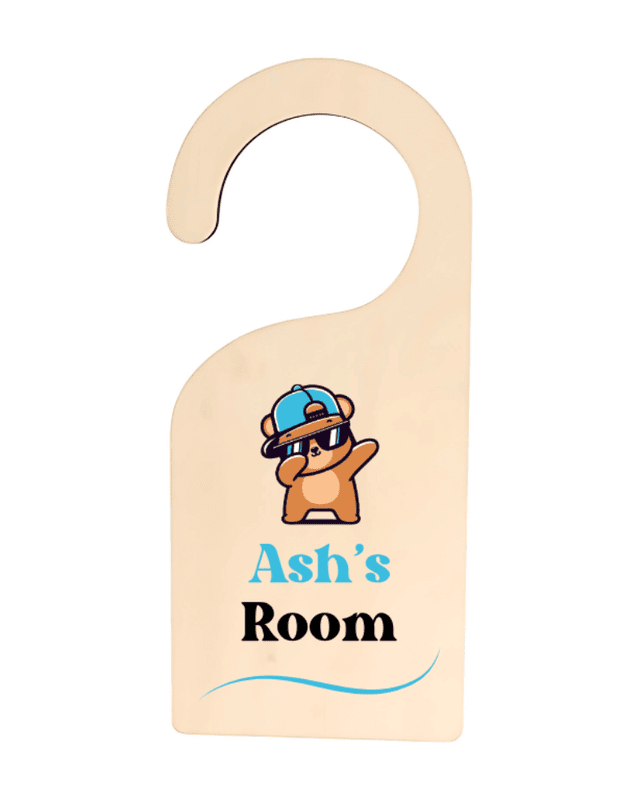 Personalized Bedroom Door Hanger