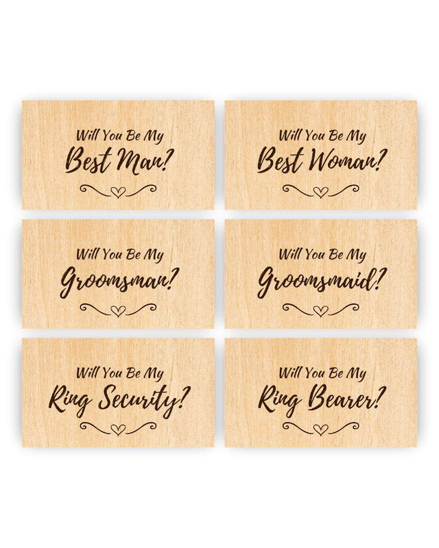 Groom's Side Proposal Cards