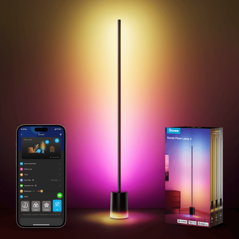 Govee RGBICWW Floor Lamp 2 - (1.5m Tall) Smart, Matter Compatible