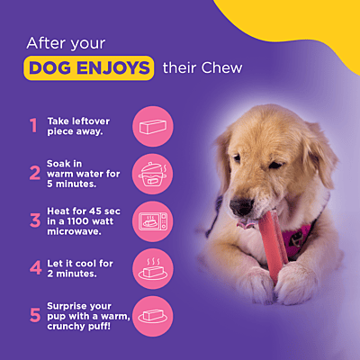 Yak Cheese Chew - Strawberry - L (3 Pcs)