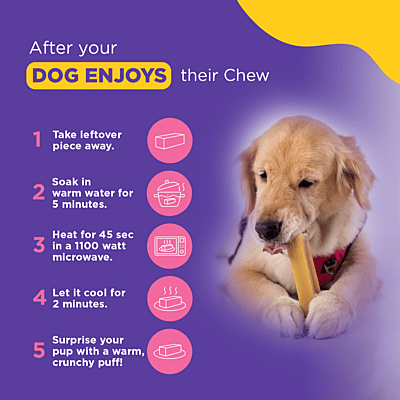 Yak Cheese Chew Peanut Butter - L (3 Pcs)