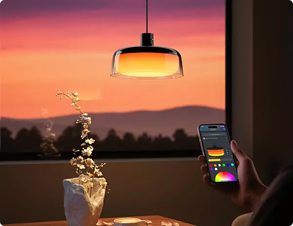 Govee RGBICWW Pendant Light – Multi-Zone RGBIC Smart LED with Matter Support