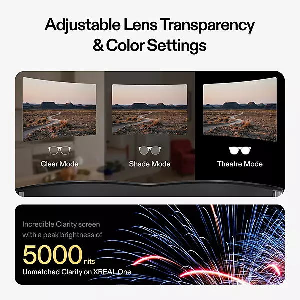 XREAL One -AR Smart Glasses 120 Hz Full-HD Micro-OLED, Sound by Bose