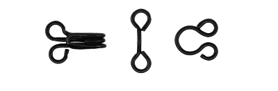 HOOKS AND EYES Sz3-14ct HOOKS AND EYES Sz3-14ct