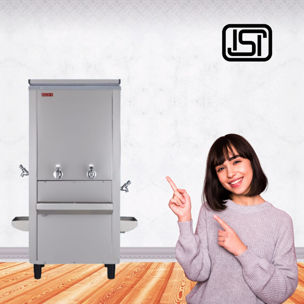 Front view of Usha SS4080 with 4 Multifaced faucets