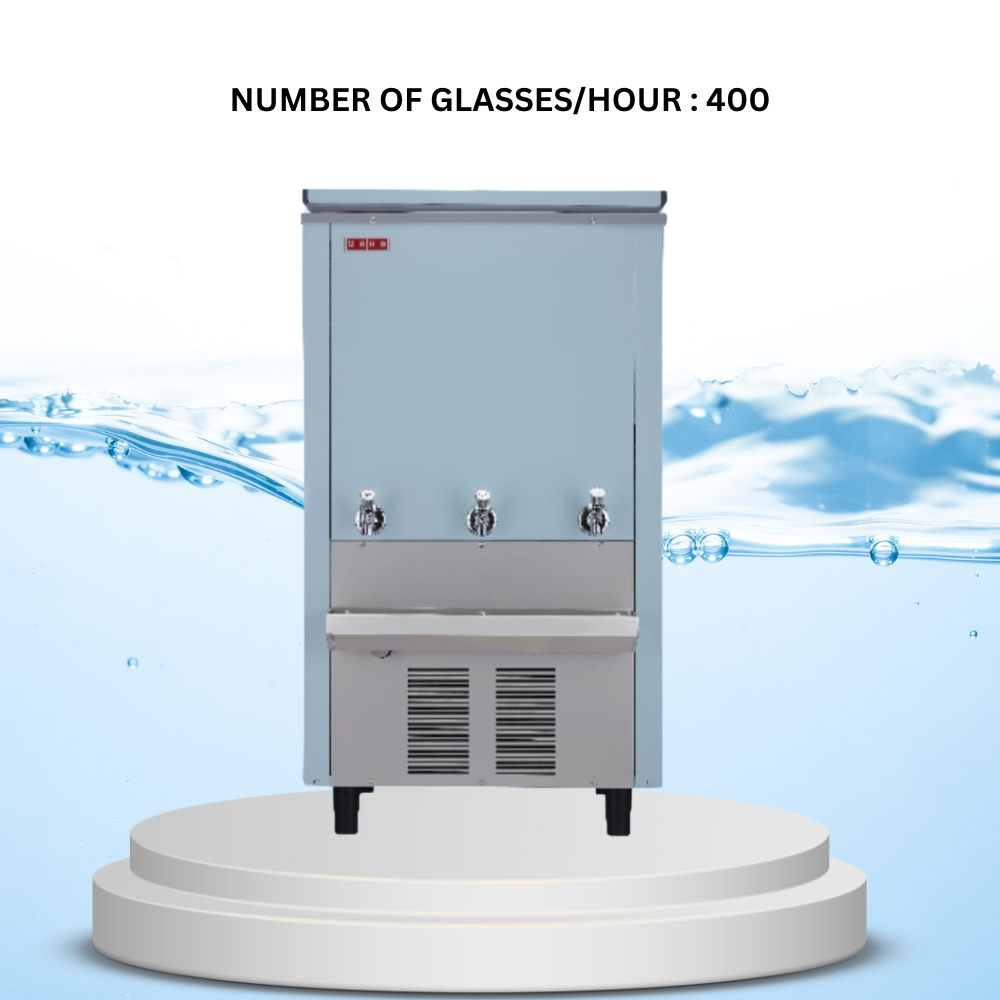 Durable partial steel Usha water cooler for institutions.