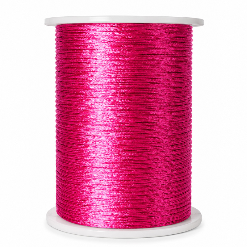 Cordon Seda 51 Rosado Fuerte Rollo X 144 Yardas Cordon Seda 51 Rosado Fuerte Rollo X 144 Yardas