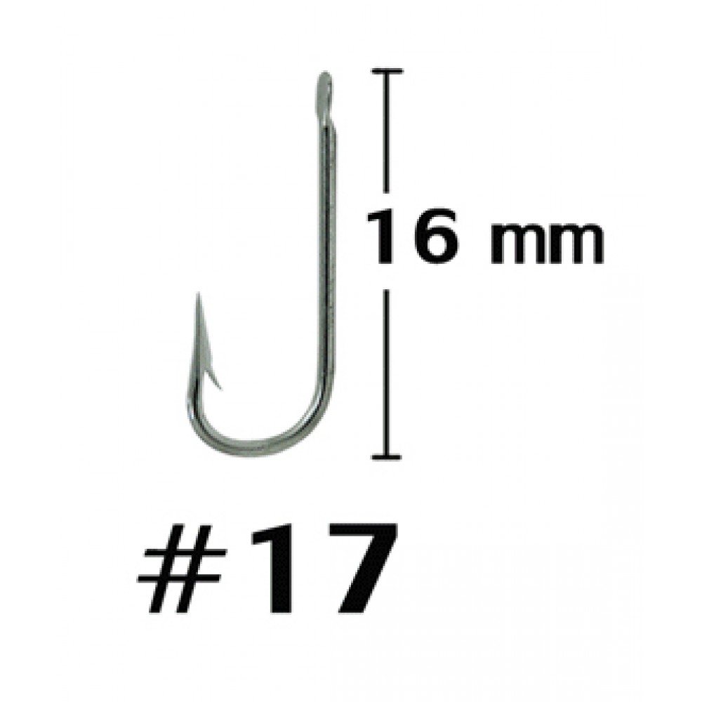 WEEBASS ตาเบ็ด - รุ่น BX ROUND BENT HOOK 900 , 17 (100PCS)