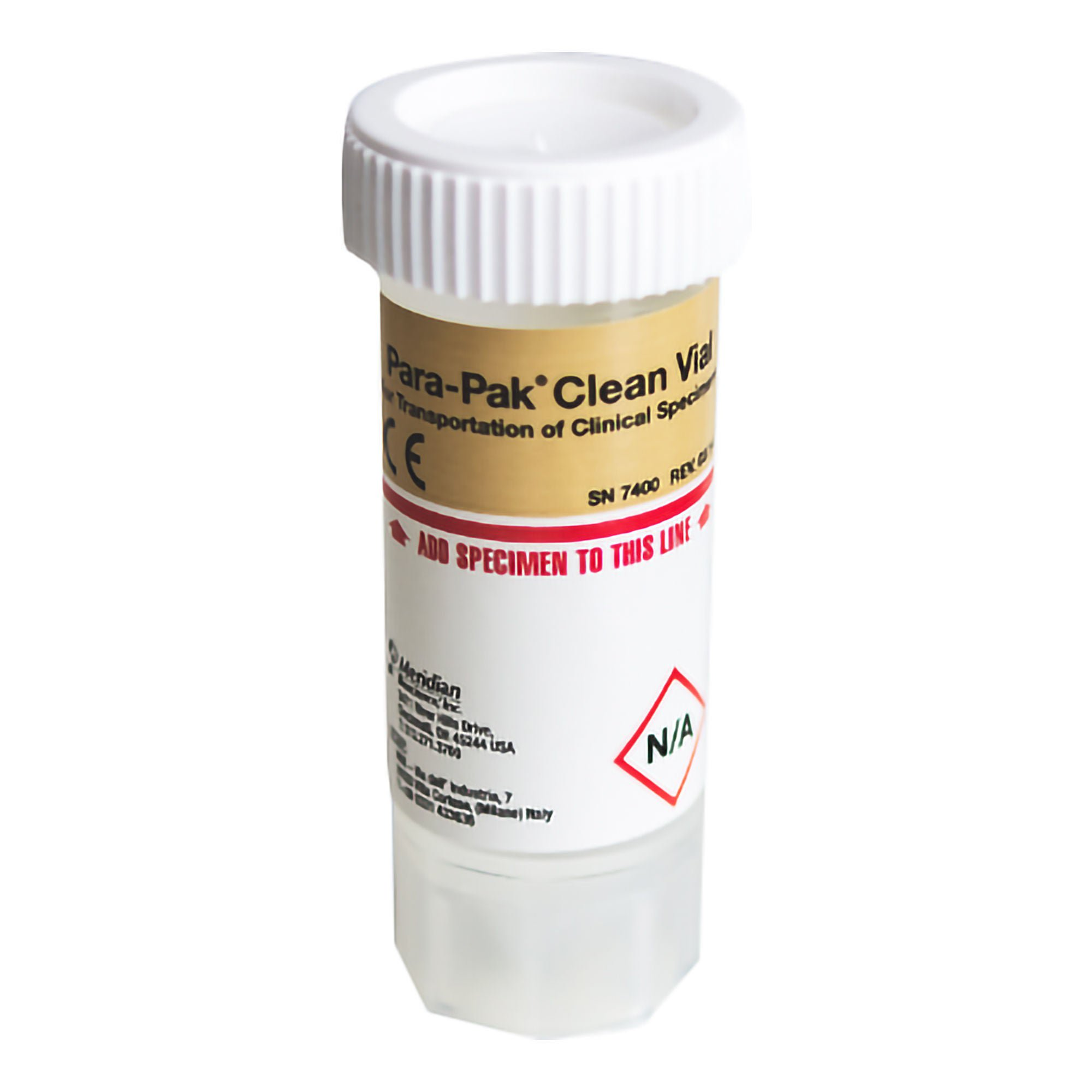 Para-Pak Stool Specimen Container 30 mL with Sampling Device – PK/20EA