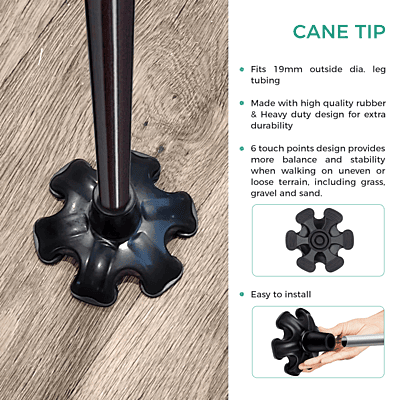 9005 six point cane tip