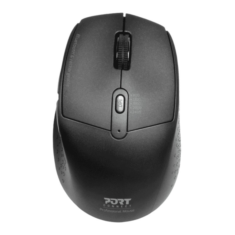 Port Connect 2.4GHz Wireless Bluetooth® Rechargeable Mouse PRO