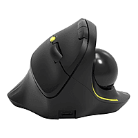 Port Connect Bluetooth + Wireless Rechargeable Ergonomic Trackball Mouse