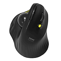 Port Connect Bluetooth + Wireless Rechargeable Ergonomic Trackball Mouse