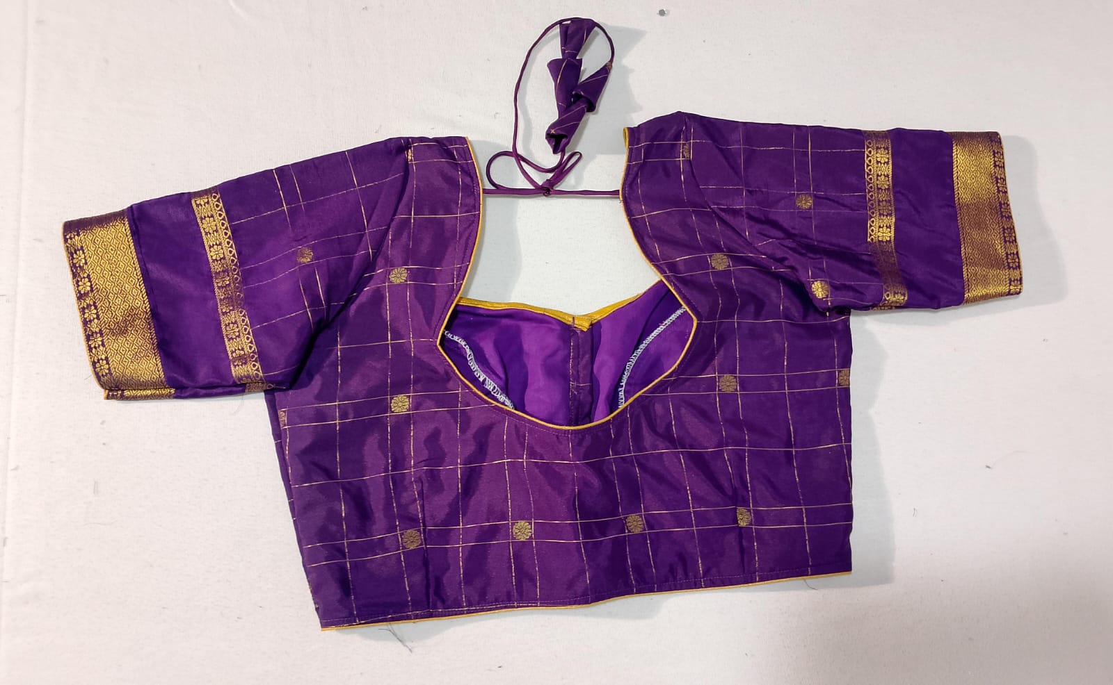 N339: Ready To Ship Beautiful Mysore Crepe Silk Saree With Stitched Blouse