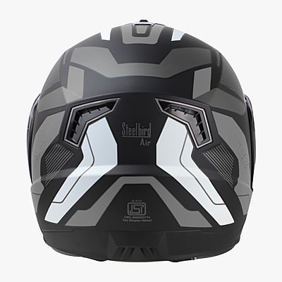 STEELBIRD SBA-7 ROAD MATT BLACK/GREY C/V (L)