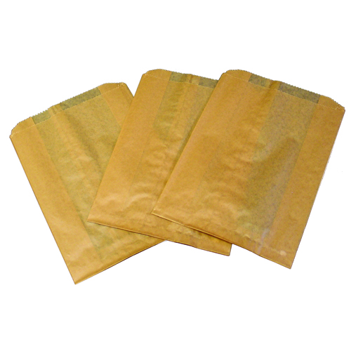 Hospeco Feminine Hygiene Receptacle Liners Kraft 7.5" X 3.5" X 10.25" 500 / cs