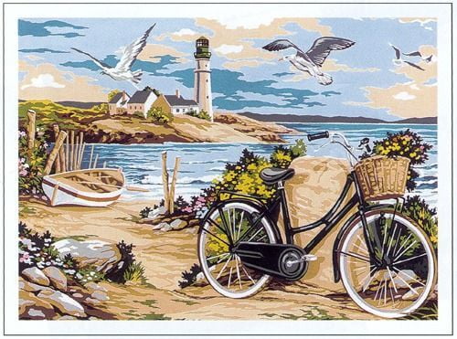 Quadro Mezzopunto Seg - Paesaggio, 3643 Quadro Mezzopunto Seg - Paesaggio, 3643