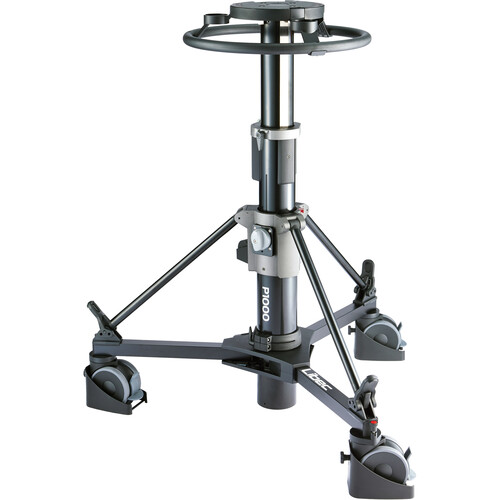 Libec QD-10PD Pedestal System with QH1 Head, P1000 Pedestal Column & DL-15B Dolly