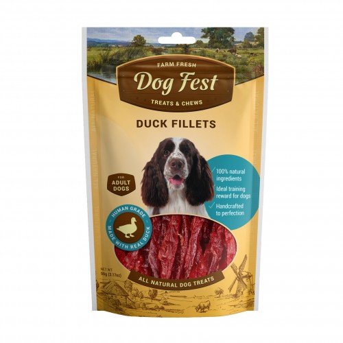 Dog Fest Duck fillets for adult dogs - 90g (3.17oz) TREAT Dog Fest Duck fillets for adult dogs - 90g (3.17oz) TREAT