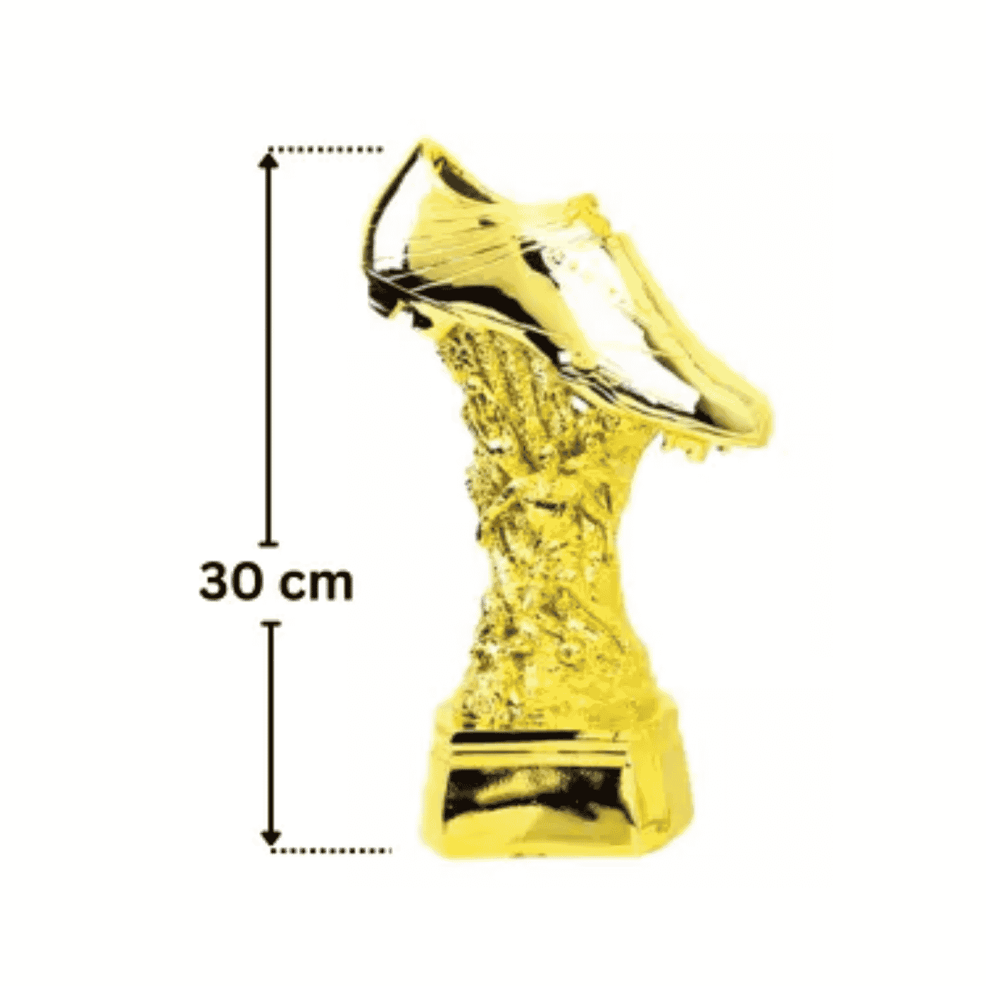 Golden Boot Award Gold Plated Football Trophy 30cm