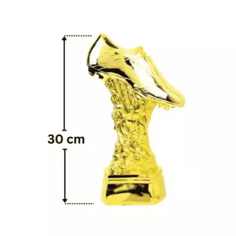 Golden Boot Award Gold Plated Football Trophy 30cm