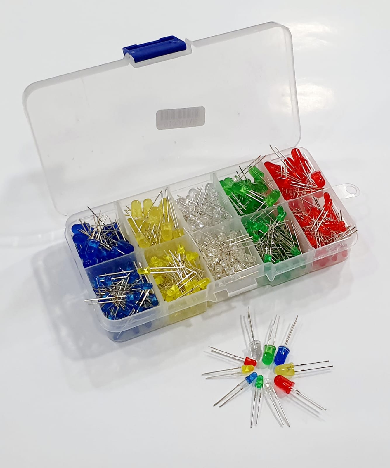 5mm/3mm LED Kit Box, 5 Colours (375pcs) 5mm/3mm LED Kit Box, 5 Colours (375pcs)