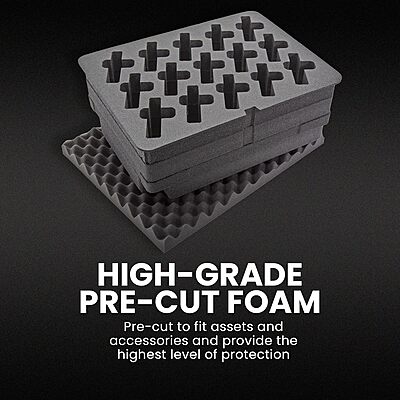 NANUK 950 Hard Case with Foam Insert, IP67 Waterproof & Crushproof