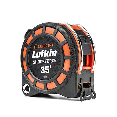 CRESCENT LUFKIN Shockforce Dual-Sided Tape Measure 1-3/16"