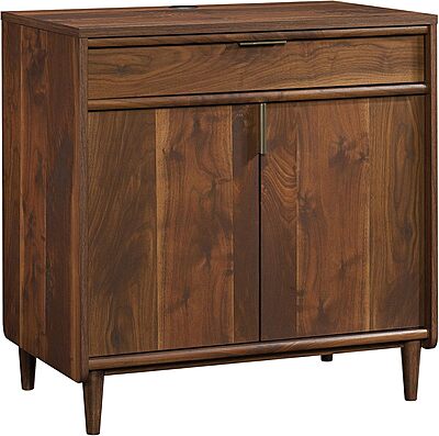 Sauder Clifford Place Library Base, Grand Walnut finish