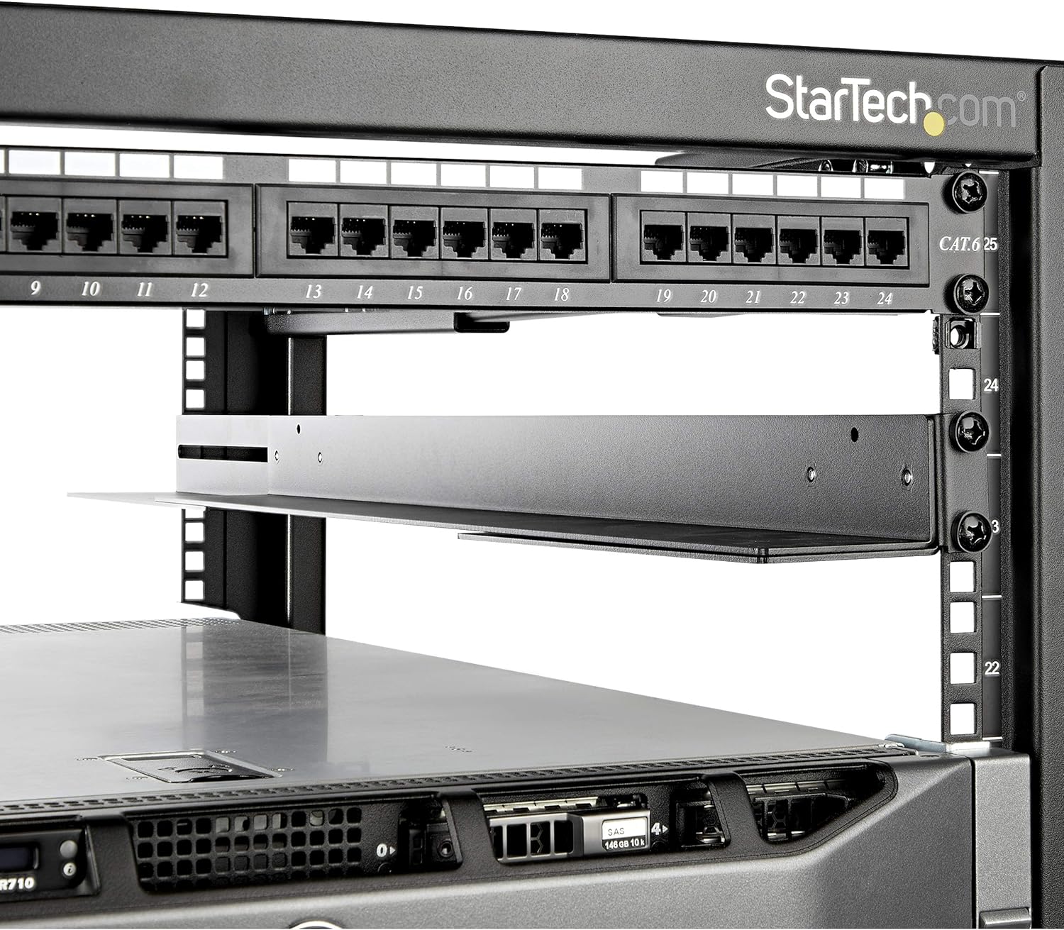 StarTech.com 1U 19 inch Server Rack Rails - 24-36 inch Adjustable Depth - Universal 4 Post Rack Mount Rails