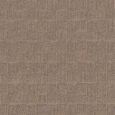 Foss Floors Crochet Peel & Stick Carpet Tiles, 24in x 24in, Chestnut, Set Of 15 Tiles