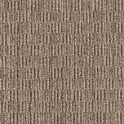 Foss Floors Crochet Peel & Stick Carpet Tiles, 24in x 24in, Chestnut, Set Of 15 Tiles