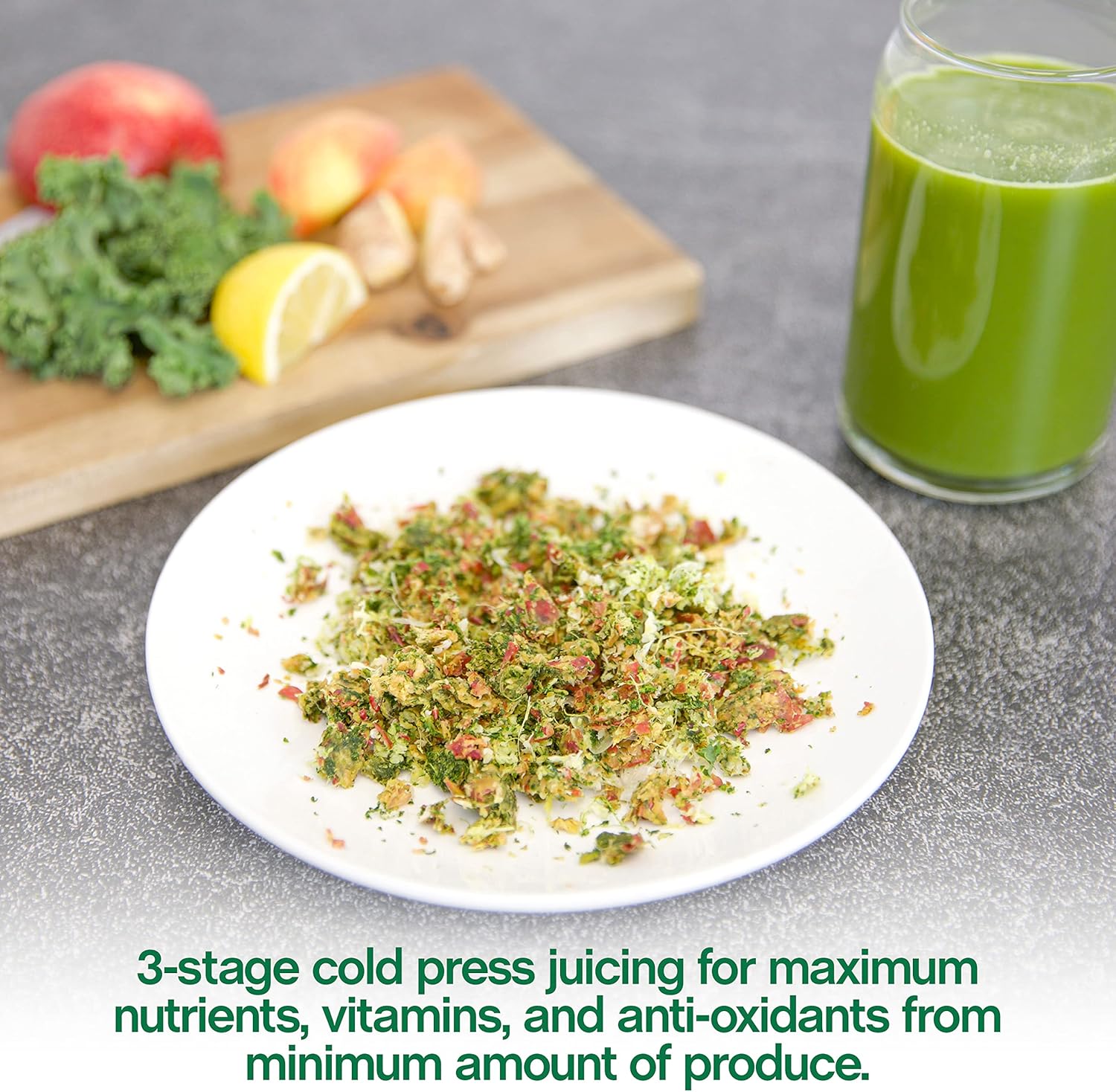 Omega Juicer NC1000HDS Juice Extractor and Nutrition System Slow Masticating BPA-FREE with Quiet Motor and Reverse Easy